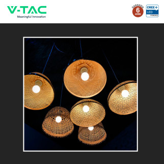 V-Tac Lampadina LED E27 15W Goccia A60 SMD Opaca