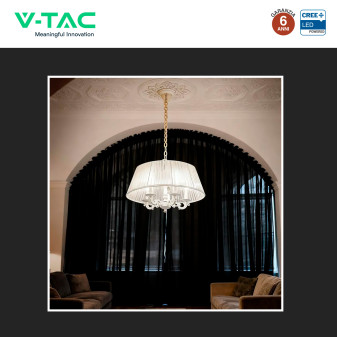 V-Tac Lampadina LED E14 4,5W Candela C37 SMD Opaca