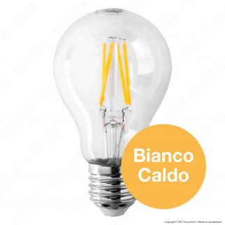 V-Tac VT-1885 Lampadina LED E27 4W Bulb A60 Cross Filament - SKU