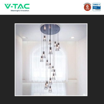 V-Tac VT-270 Lampadina LED E27 6,5W MiniGlobo G45 SMD Chip CREE