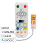 V-TAC Controller Smart per strisce LED CCT 2 Canali con Telecomando - SKU 24173