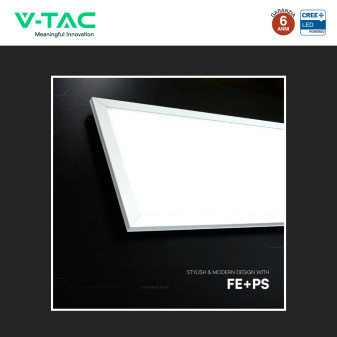 V-Tac Pro VT-6147 6 Pannelli LED CREE Rettangolari 120x30 40W