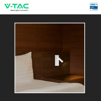 VT-88061 Lampada LED Muro 2W SMD chip CREE Applique con Faretto V-Tac