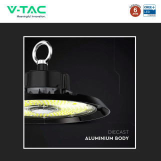 V-Tac VT-91202 Lampada Industriale LED UFO 200W SMD Chip CREE High Bay