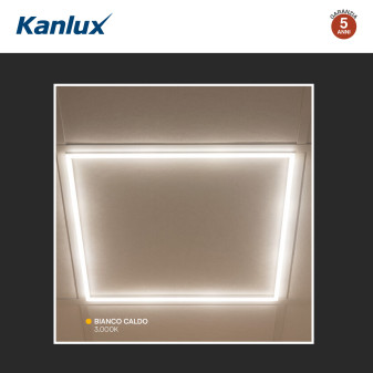 Kanlux AVAR 6060 Plafoniera con Telaio LED Quadrata 32W CCT 3in1
