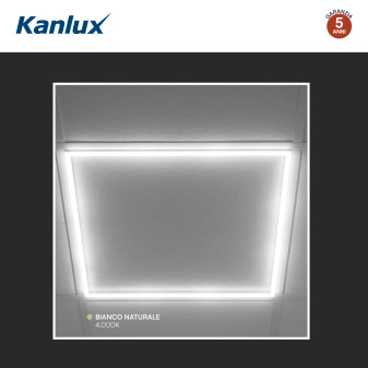 Kanlux AVAR 6060 Plafoniera con Telaio LED Quadrata 32W CCT 3in1