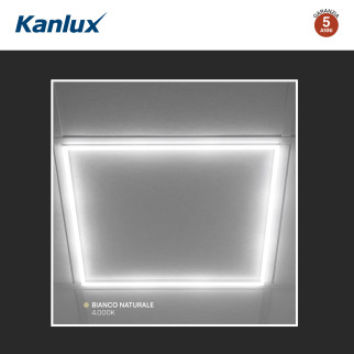 Kanlux AVAR 6060 Plafoniera con Telaio LED Quadrata 32W CCT 3in1