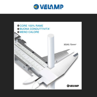 Cavo Prolunga Spina 16A 2P+T Presa Bivalente 10 metri PROLIT16A-10