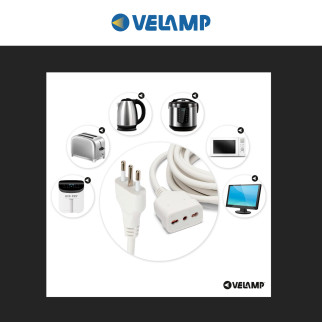 Cavo Prolunga Spina 16A 2P+T Presa Bivalente 10 metri PROLIT16A-10