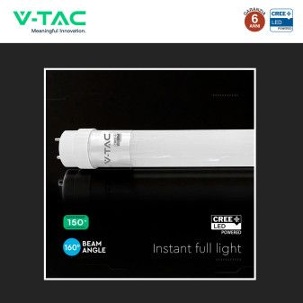 Tubo LED T8 G13 12W SMD CREE Nano-Plastic 120cm con Starter V-Tac