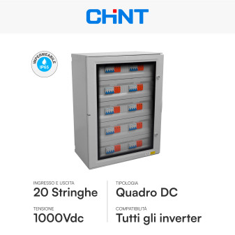 Chint Quadro Elettrico Lato DC Fino a 100kW 1000V 20 stringhe 10 MPPT