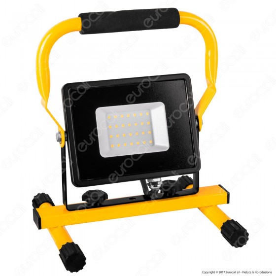 V-Tac VT-4230 Faro LED SMD 30W Portatile con Staffa e Cavo di V-Tac VT-4230 Faro LED SMD 30W Portatile con Staffa e Cavo di