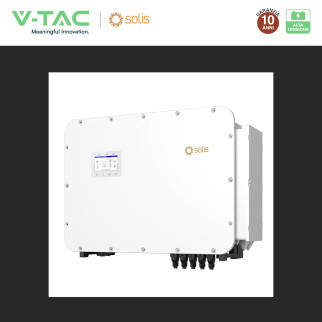 V-Tac Solis Inverter Trifase Ibrido On-Grid / Off-Grid 125kW IP66