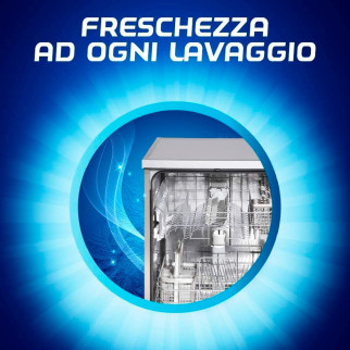 Finish Deodorante per Lavastoviglie Profumo Limone e Lime - 1 Dose