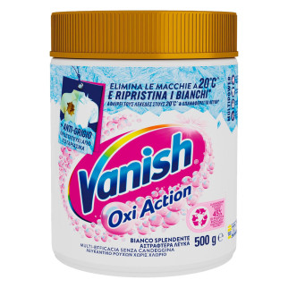 Vanish Oxi Action Pink Smacchiatore in Polvere per Capi Bianchi