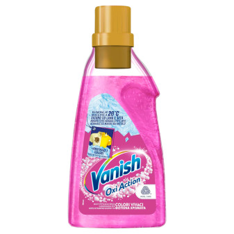 Vanish Oxi Action Gel Pink Smacchiatore per Tessuti Colorati 750 ml