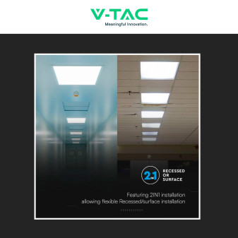 V-Tac VT-61037 Pannello LED Quadrato 60x60 36W