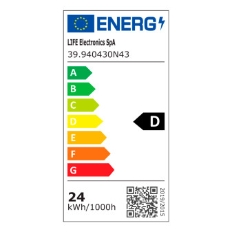 Life Lampadina LED 2G11 4 Pin 24W Tubolare PL-L SMD in Vetro