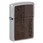 Zippo Accendino a Benzina Ricaricabile e Antivento con Fantasia Leather Zippo Design - mod. 46920