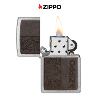 Accendino Zippo mod. 46920 Leather Zippo Design Marrone