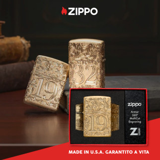 Accendino Zippo Armor mod. 46776 Fantasia 1932 Filigree Design