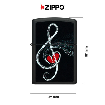 Accendino Zippo mod. 46840 Love Note Design