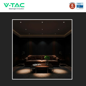 V-Tac VT-247 Lampadina LED GU10 6W Faretto PAR16 Chip CREE