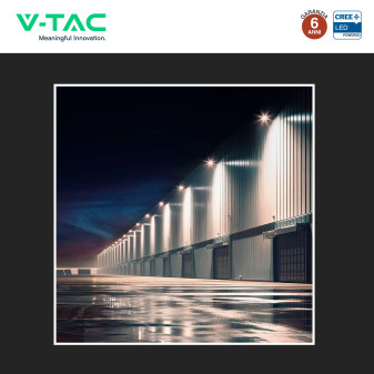 Faro LED 300W SMD Chip CREE IP65 Colore Nero VT-44003