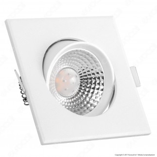 V-Tac VT-1100 SQ Faretto LED da Incasso Quadrato 5W SMD - SKU 7332 /