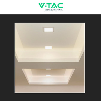 VT-61018 Mini Pannello LED Quadrato 18W SMD da Incasso V-Tac