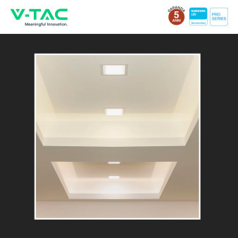 V-Tac Pro VT-61018 Pannello LED Quadrato 18W SMD Chip Samsung