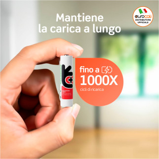 Batterie Ricaricabili Hybrio 2xAAA/HR03 Ni-MH 1,2V 900mAh 1,2V Uniross