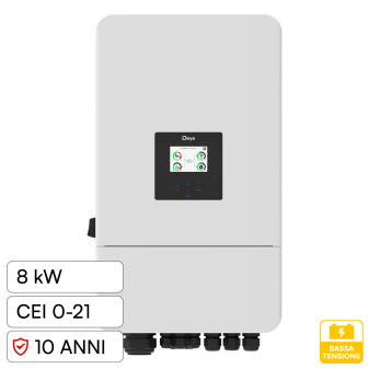 V-Tac Deye Inverter Trifase On-Grid / Off-Grid 8kW IP65