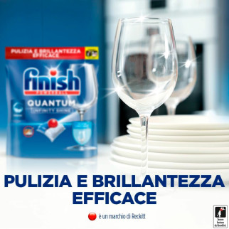 Finish Powerball Quantum Detersivo al Limone 56 Tabs