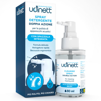 Udinett Spray Detergente per Pulizia Apparecchi Acustici 30ml
