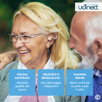 Udinett Spray Detergente per Pulizia Apparecchi Acustici 30ml