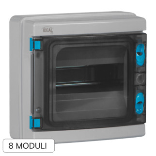 Kanlux Ideal Centralino da Parete 1x8P Resistenza Raggi UV IK10 IP65