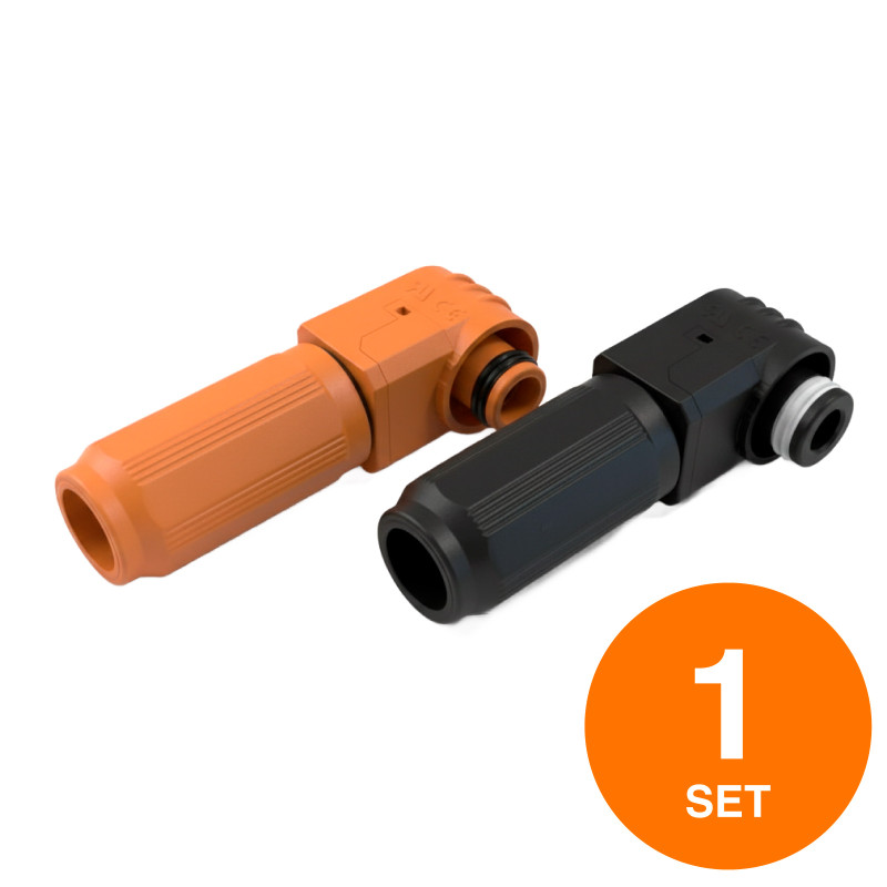 Connettori Potenza Arancione Nero 120A per Batterie V-Tac 11377