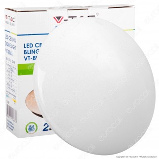 V-Tac VT-8063 Plafoniera LED 18W Forma Circolare Effetto Cielo