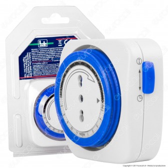 Timer Temporizzatore Compact 24h Programmabile - per Interno