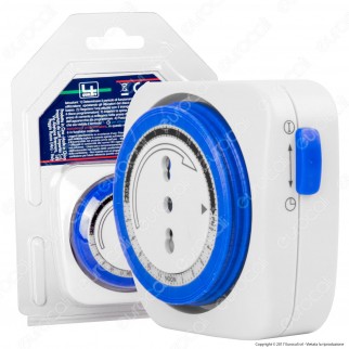 Timer Temporizzatore Compact 24h Programmabile - per Interno