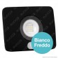 Immagine 2 - Led Factory Italia Faro LED 10W Ultra Sottile con Sensore Colore Nero