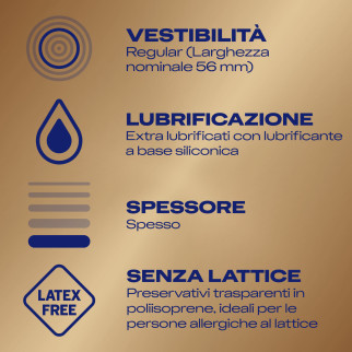 Preservativi Durex Real Feel con Forma Easy On Senza Lattice