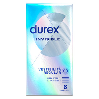 Preservativi Durex Invisible Ultra Sottili - Confezione da 6