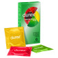 Preservativi Durex Tropical Mix Aromatizzati alla Frutta con Forma Easy On - Confezione da 6 Profilattici