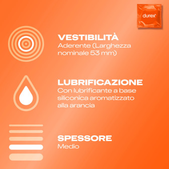 Preservativi Durex Tropical Mix alla Frutta 6 Profilattici