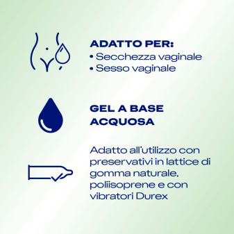 Durex Naturals Classico Gel Lubrificante Intimo 100% Origine Naturale