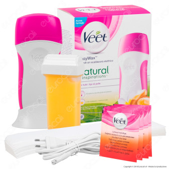 Veet EasyWax Kit Roll-On Natural Inspirations - Scaldacera