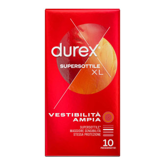 Preservativi Durex Supersottile XL Extra Large da 10