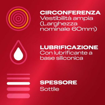 Preservativi Durex Supersottile XL Extra Large da 10